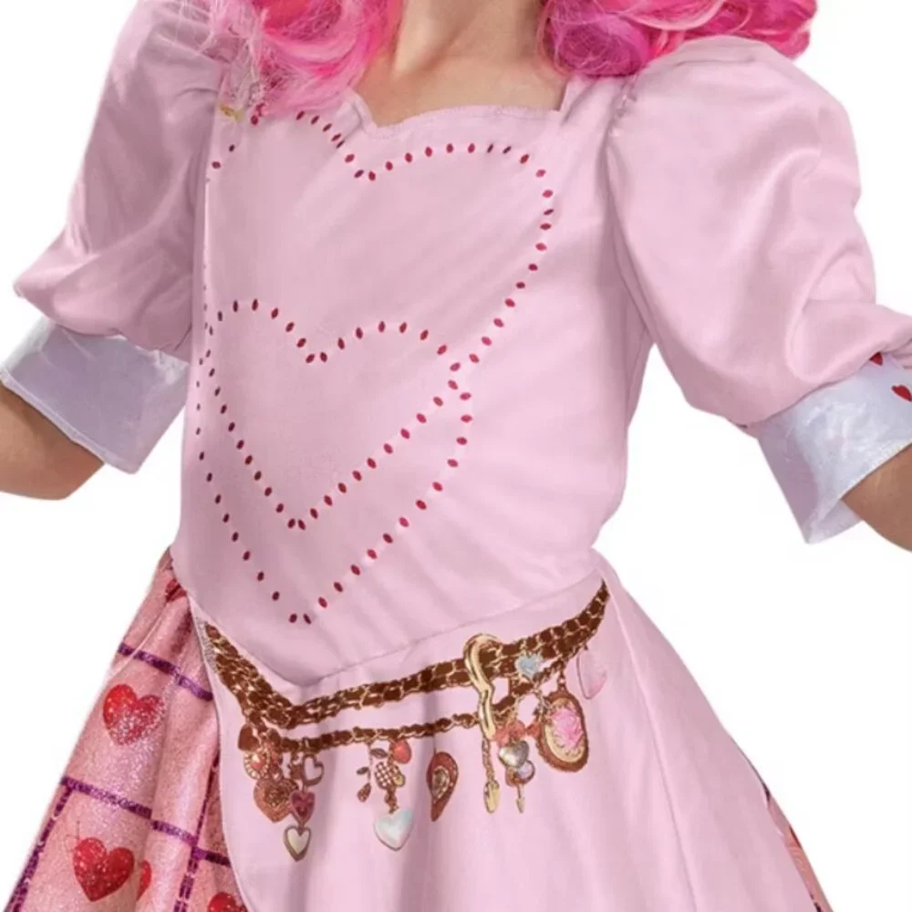 Descendants Bridget 4/6 Halloween Costume Queen of Hearts Disney Girls